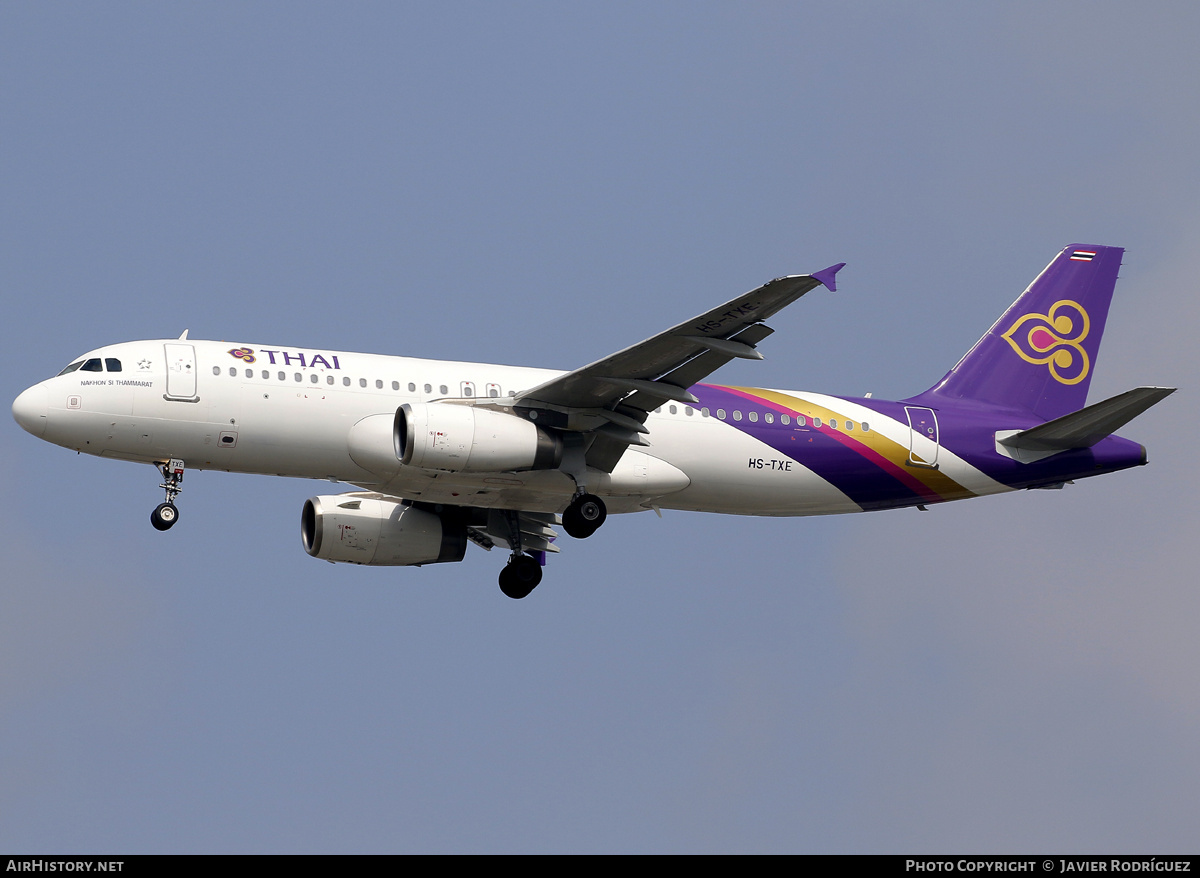 Aircraft Photo of HS-TXE | Airbus A320-232 | Thai Airways International | AirHistory.net #790871