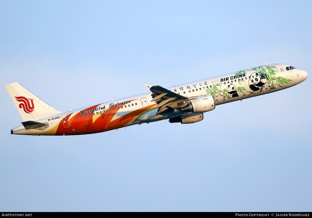 Aircraft Photo of B-6365 | Airbus A321-213 | Air China | AirHistory.net #790873