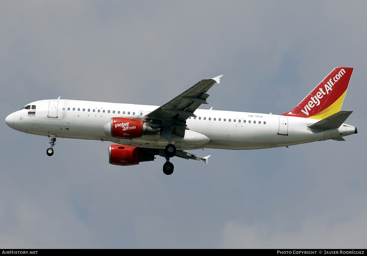 Aircraft Photo of HS-VKD | Airbus A320-214 | VietJet Air Thailand | AirHistory.net #790875