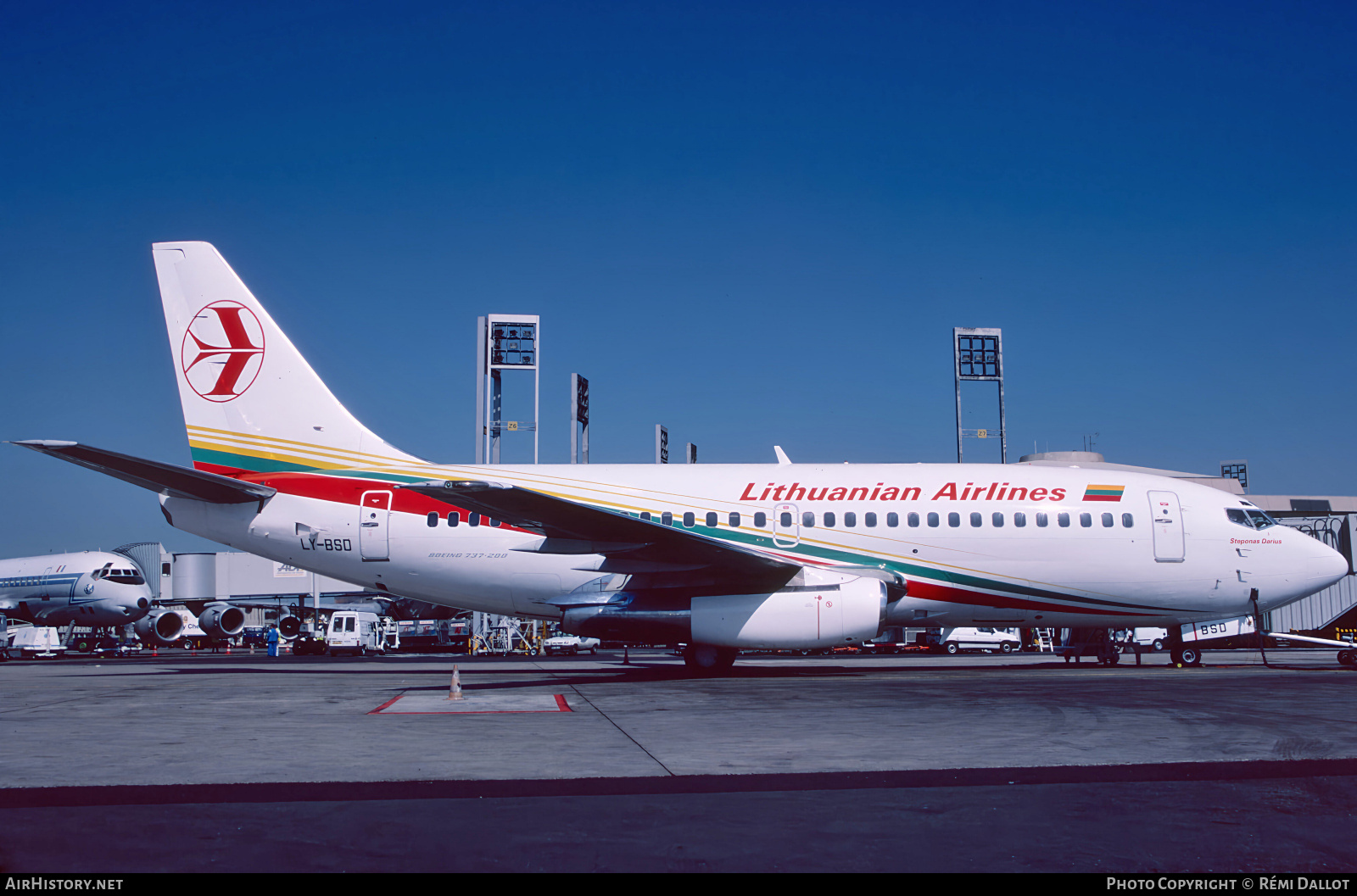Aircraft Photo of LY-BSD | Boeing 737-2T4/Adv | Lithuanian Airlines | AirHistory.net #790878