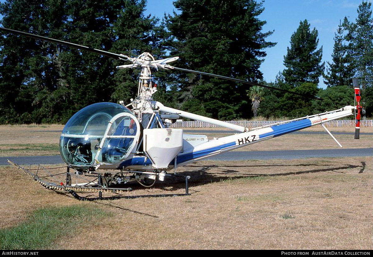 Aircraft Photo of ZK-HKZ / HKZ | Hiller UH-12E | AirHistory.net #790963