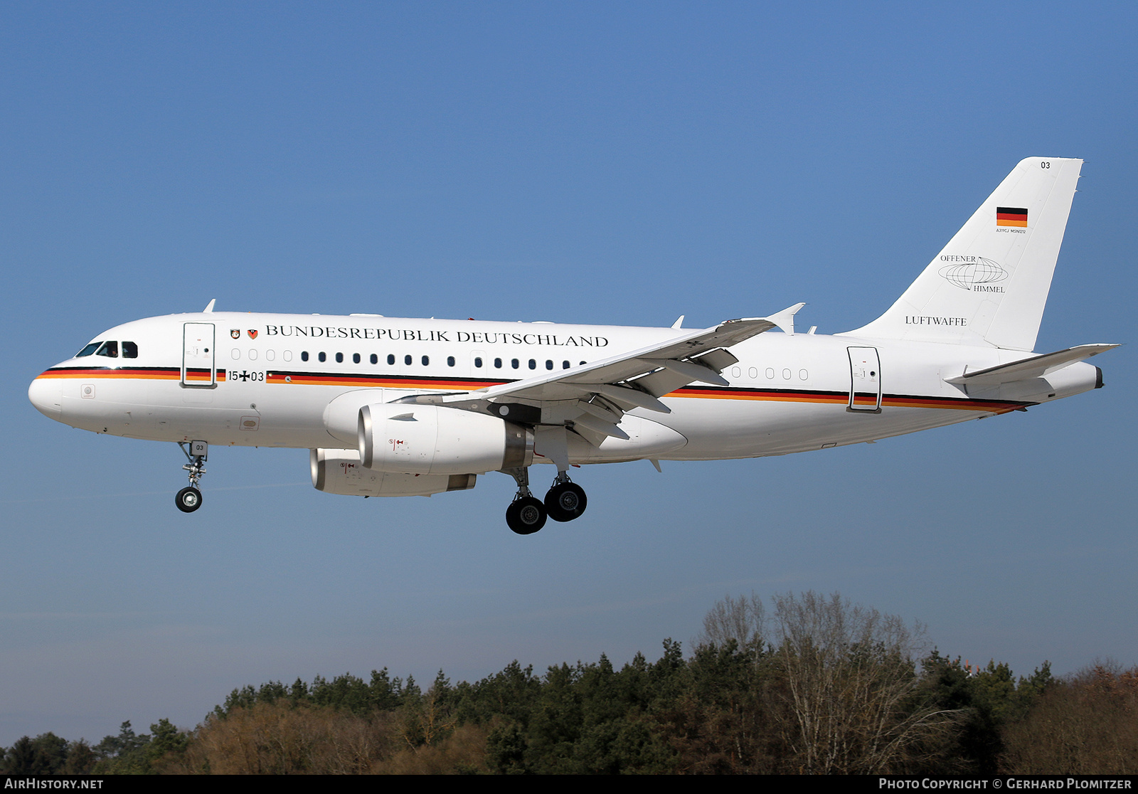 Aircraft Photo of 1503 | Airbus ACJ319 (A319-133/CJ) | Germany - Air Force | AirHistory.net #790980