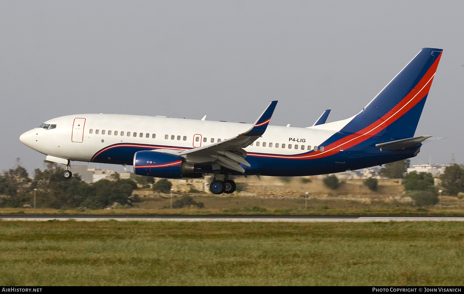Aircraft Photo of P4-LIG | Boeing 737-7JF BBJ | AirHistory.net #790988