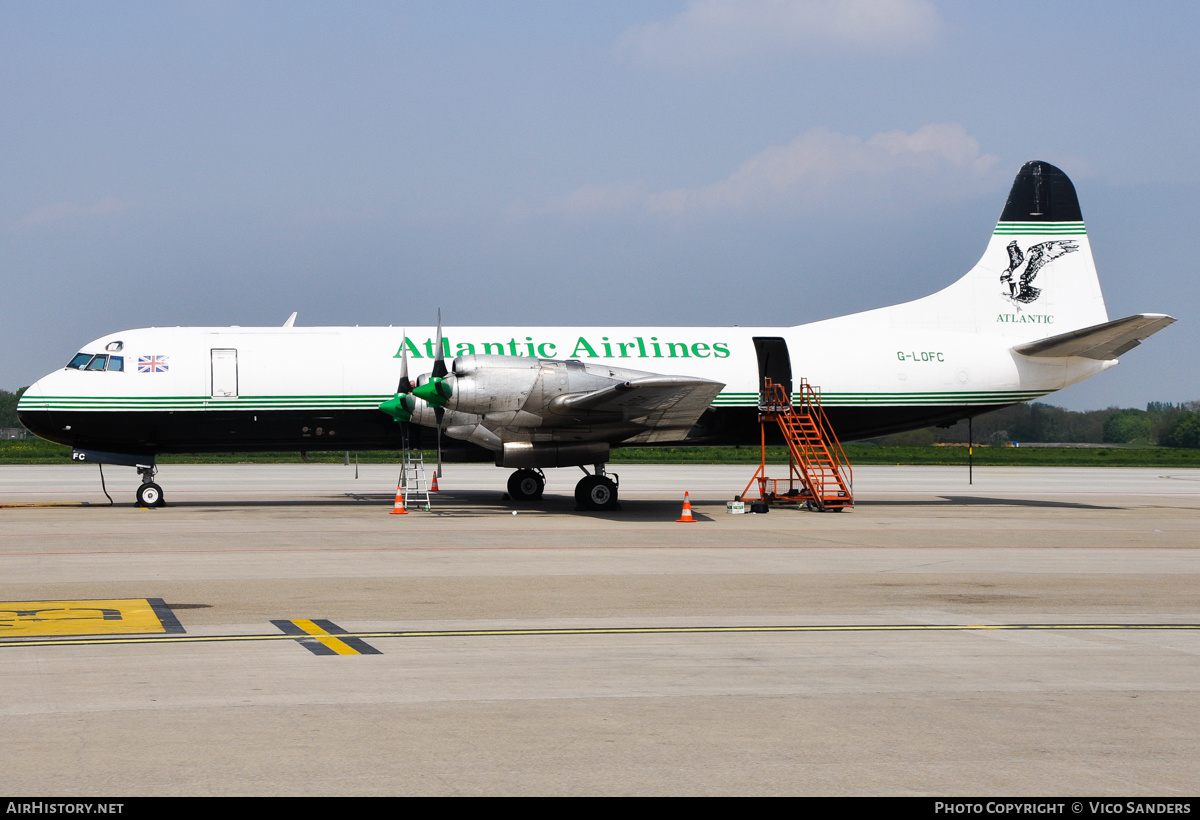 Aircraft Photo of G-LOFC | Lockheed L-188C(F) Electra | Atlantic Airlines | AirHistory.net #791005