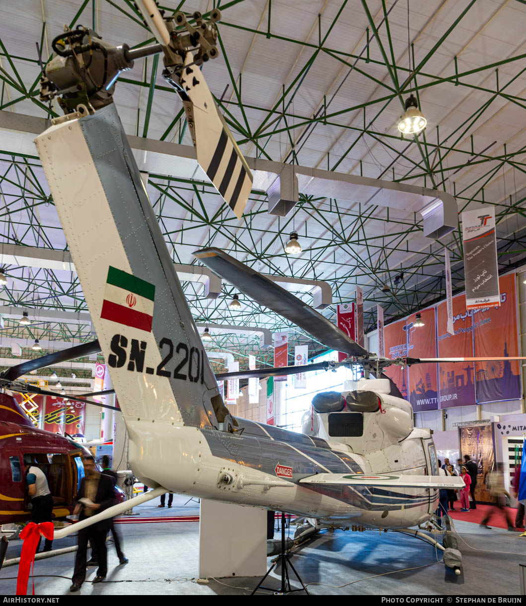 Aircraft Photo of SN-2201 | Bell 412EP | Iran - Revolutionary Guard Navy | AirHistory.net #791024