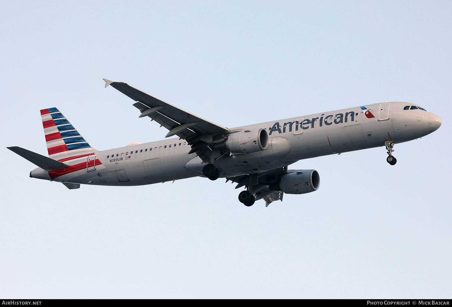 Aircraft Photo of N199UW | Airbus A321-211 | American Airlines | AirHistory.net #791030