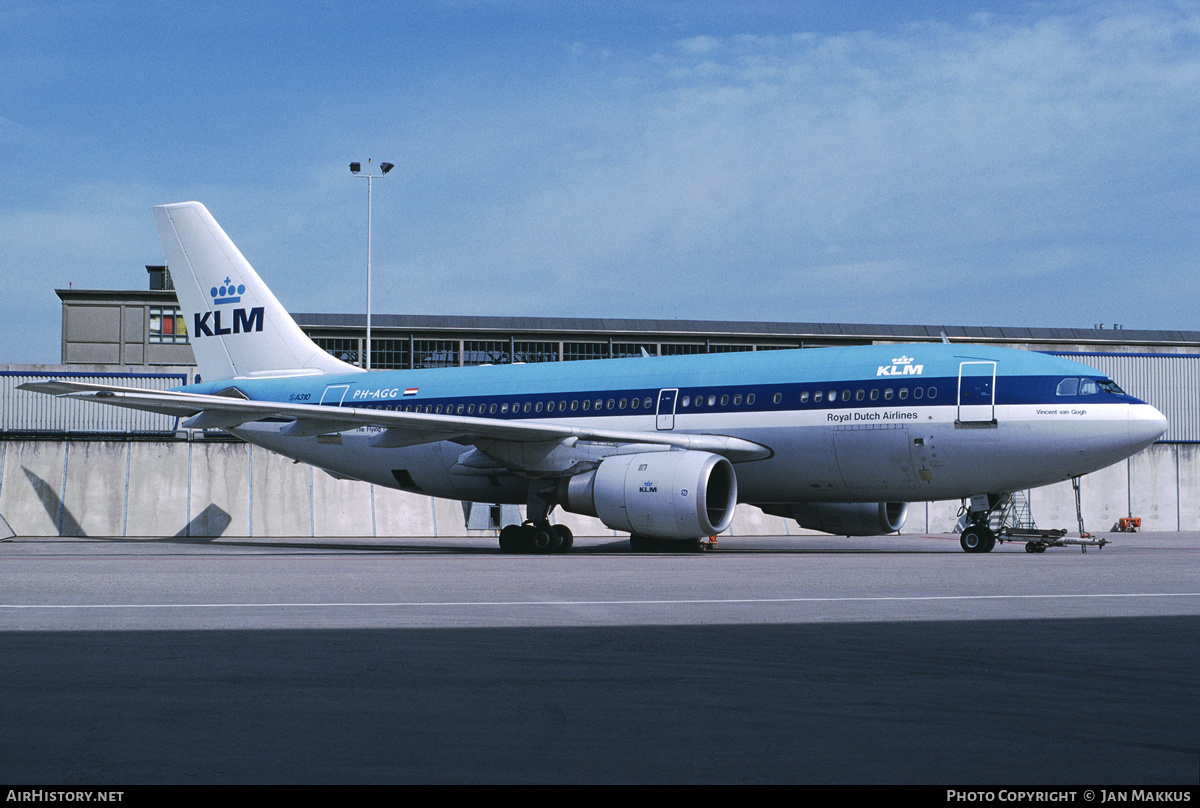 Aircraft Photo of PH-AGG | Airbus A310-203 | KLM - Royal Dutch Airlines | AirHistory.net #791034