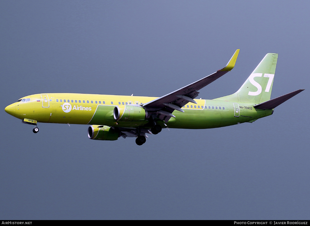 Aircraft Photo of RA-73410 | Boeing 737-8GJ | S7 Airlines | AirHistory.net #791042
