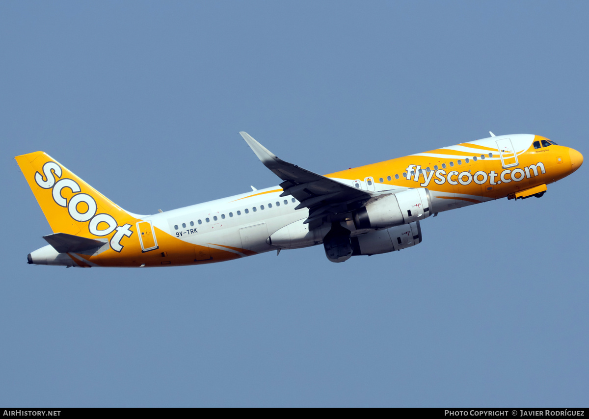 Aircraft Photo of 9V-TRK | Airbus A320-232 | Scoot | AirHistory.net #791046