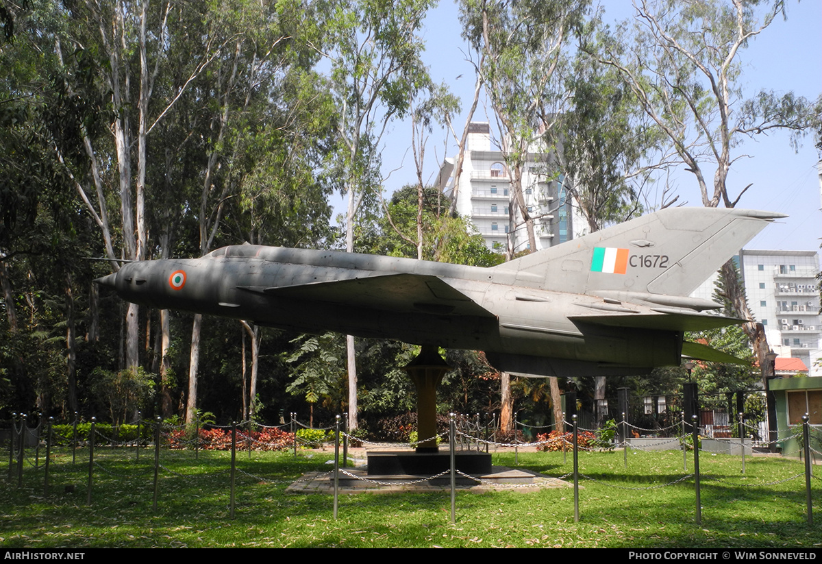 Aircraft Photo of C1672 | Mikoyan-Gurevich MiG-21MF | India - Air Force | AirHistory.net #791078