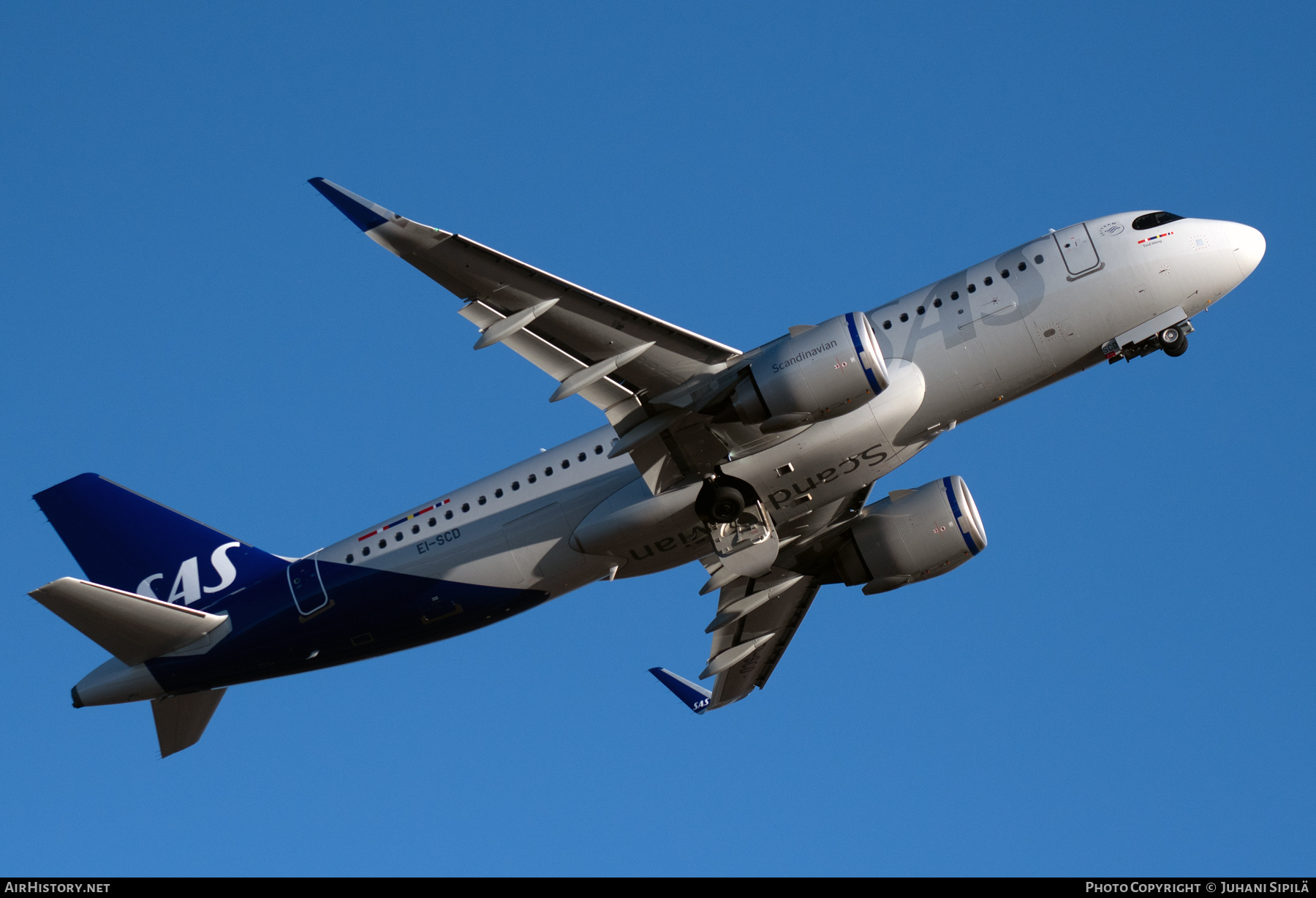Aircraft Photo of EI-SCD | Airbus A320-251N | Scandinavian Airlines - SAS | AirHistory.net #791093