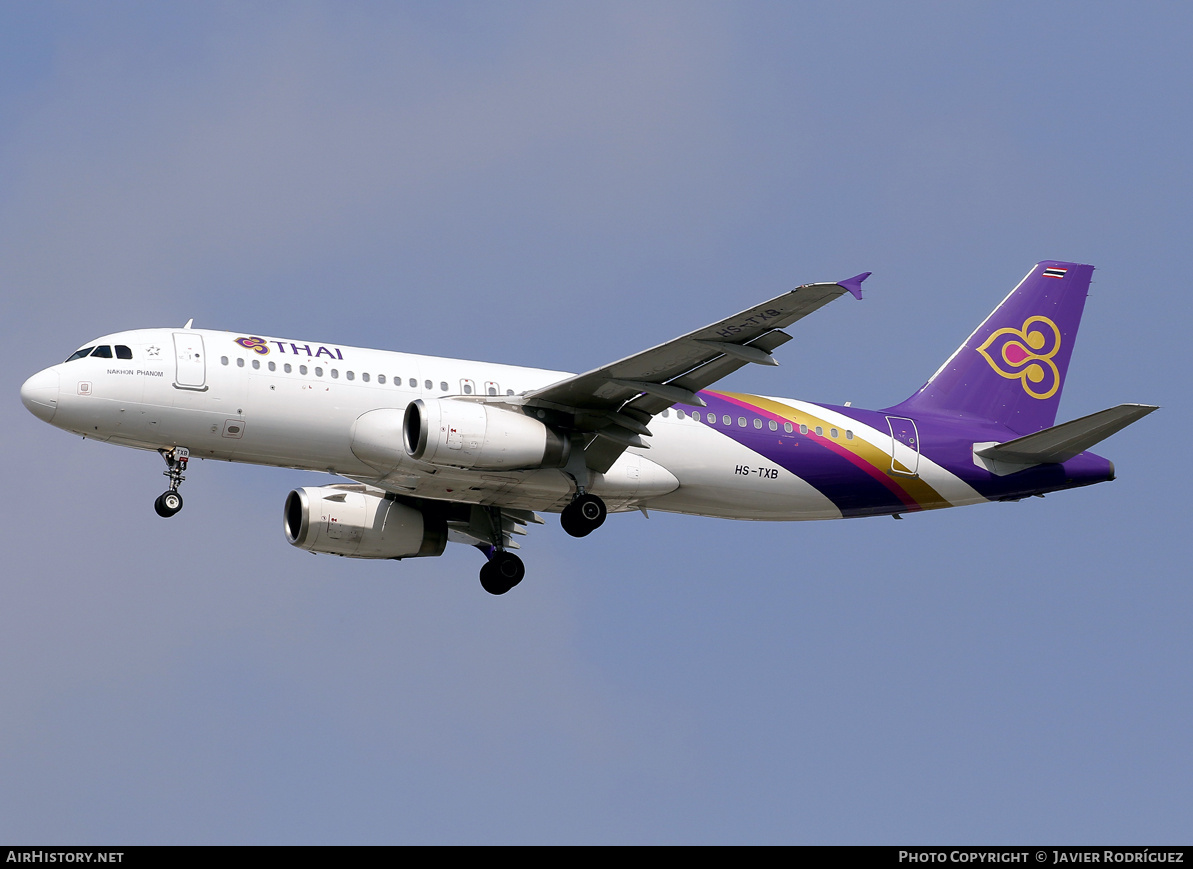Aircraft Photo of HS-TXB | Airbus A320-232 | Thai Airways International | AirHistory.net #791104
