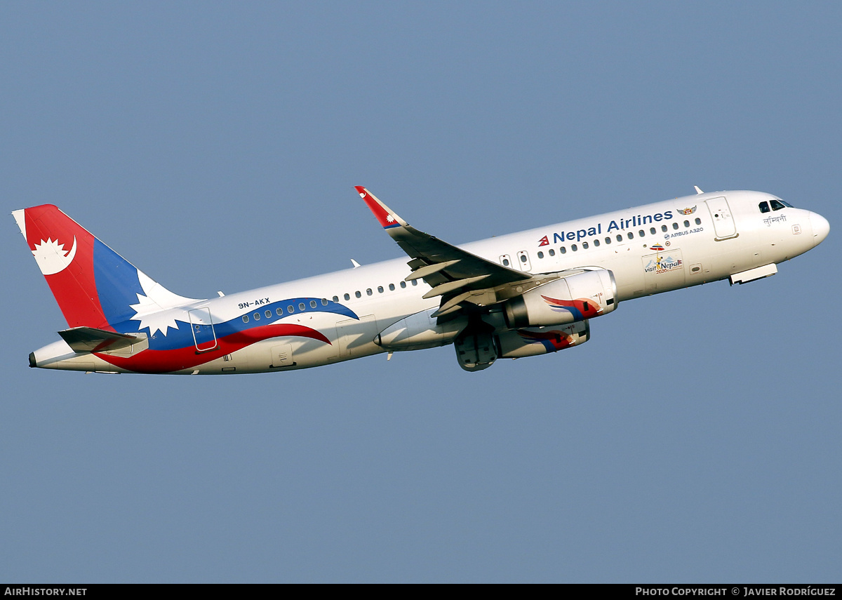 Aircraft Photo of 9N-AKX | Airbus A320-233 | Nepal Airlines | AirHistory.net #791132