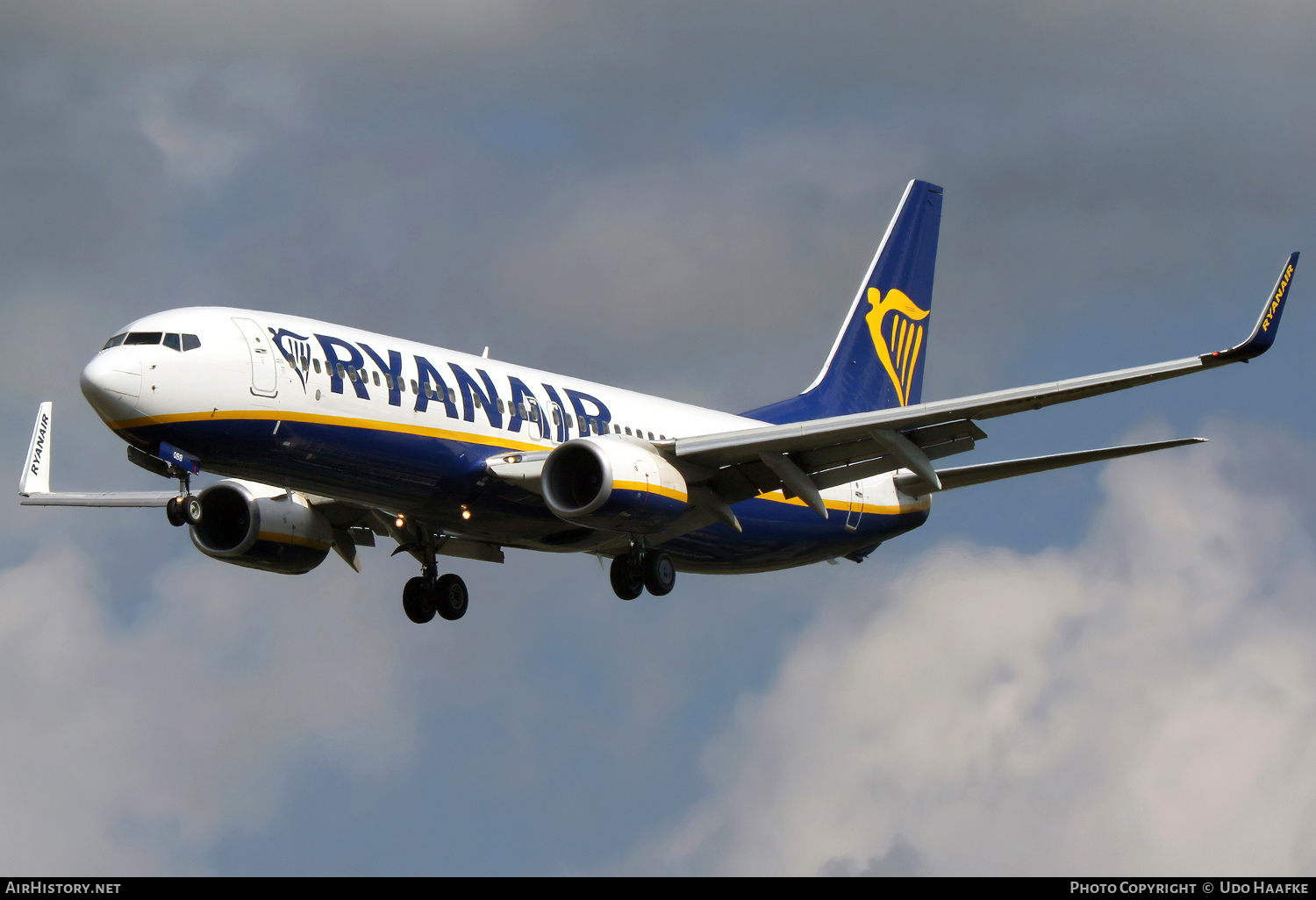 Aircraft Photo of 9H-QBB | Boeing 737-8AS | Ryanair | AirHistory.net #791170