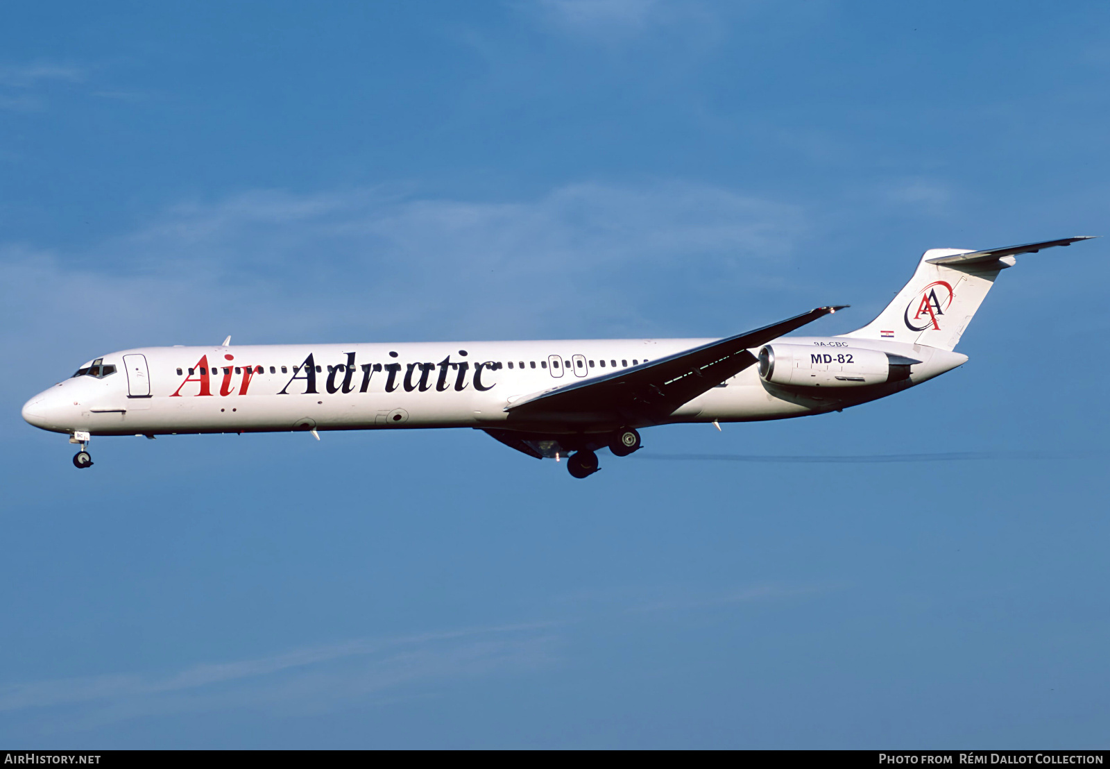 Aircraft Photo of 9A-CBC | McDonnell Douglas MD-82 (DC-9-82) | Air Adriatic | AirHistory.net #791223