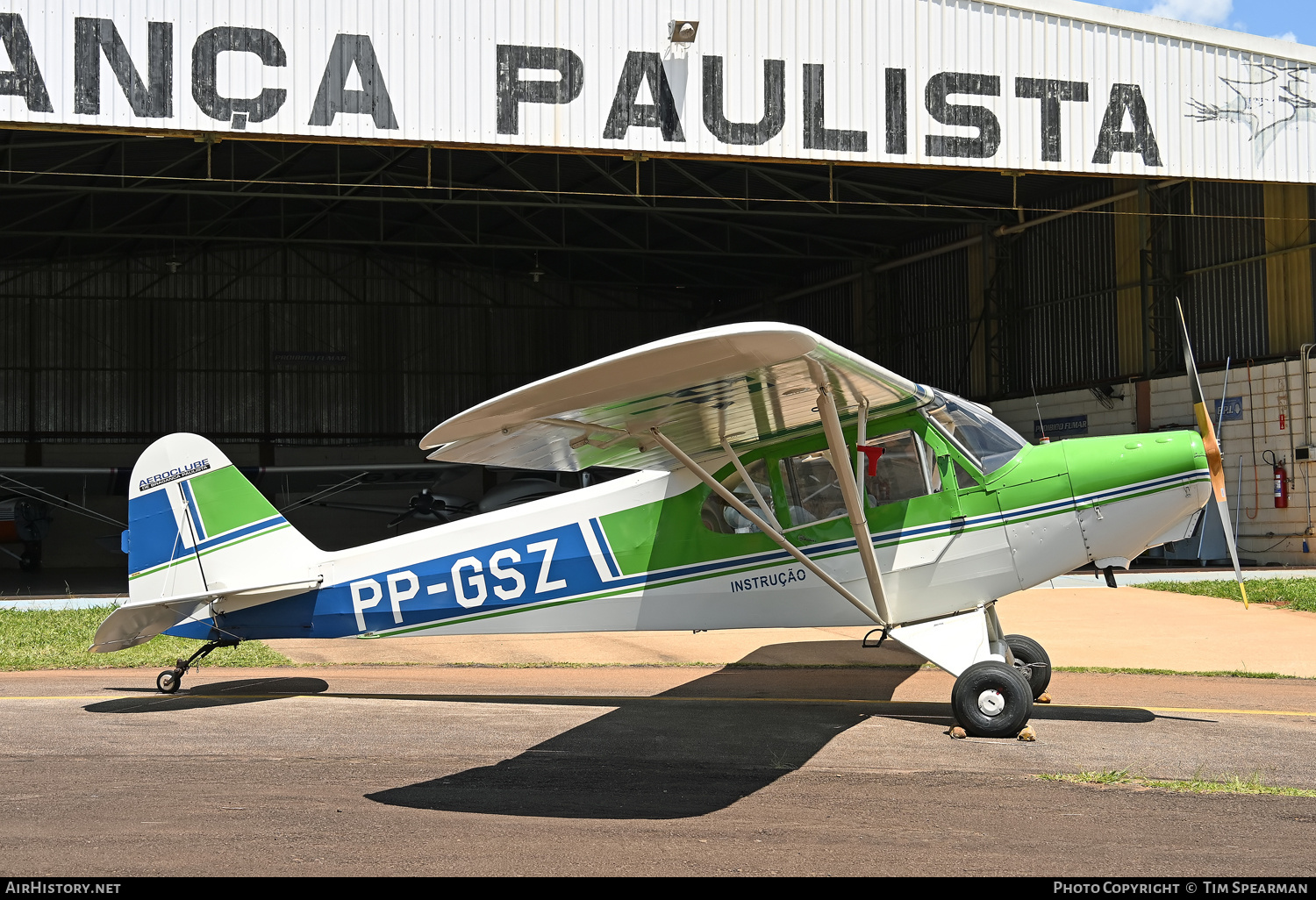 Aircraft Photo of PP-GSZ | Neiva 56C Paulistinha | Aeroclube de Braganca Paulista | AirHistory.net #791225