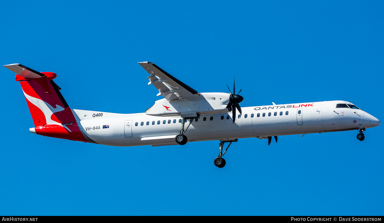 Aircraft Photo of VH-84A | Bombardier DHC-8-402 Dash 8 | QantasLink | AirHistory.net #791298