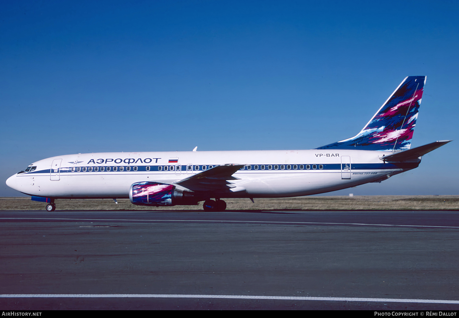 Aircraft Photo of VP-BAR | Boeing 737-4M0 | Aeroflot | AirHistory.net #791309