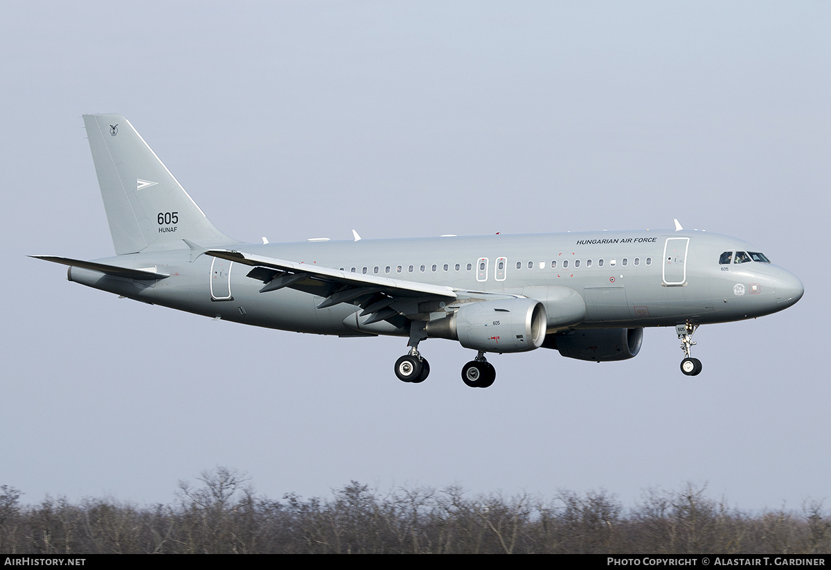 Aircraft Photo of 605 | Airbus A319-112 | Hungary - Air Force | AirHistory.net #791326
