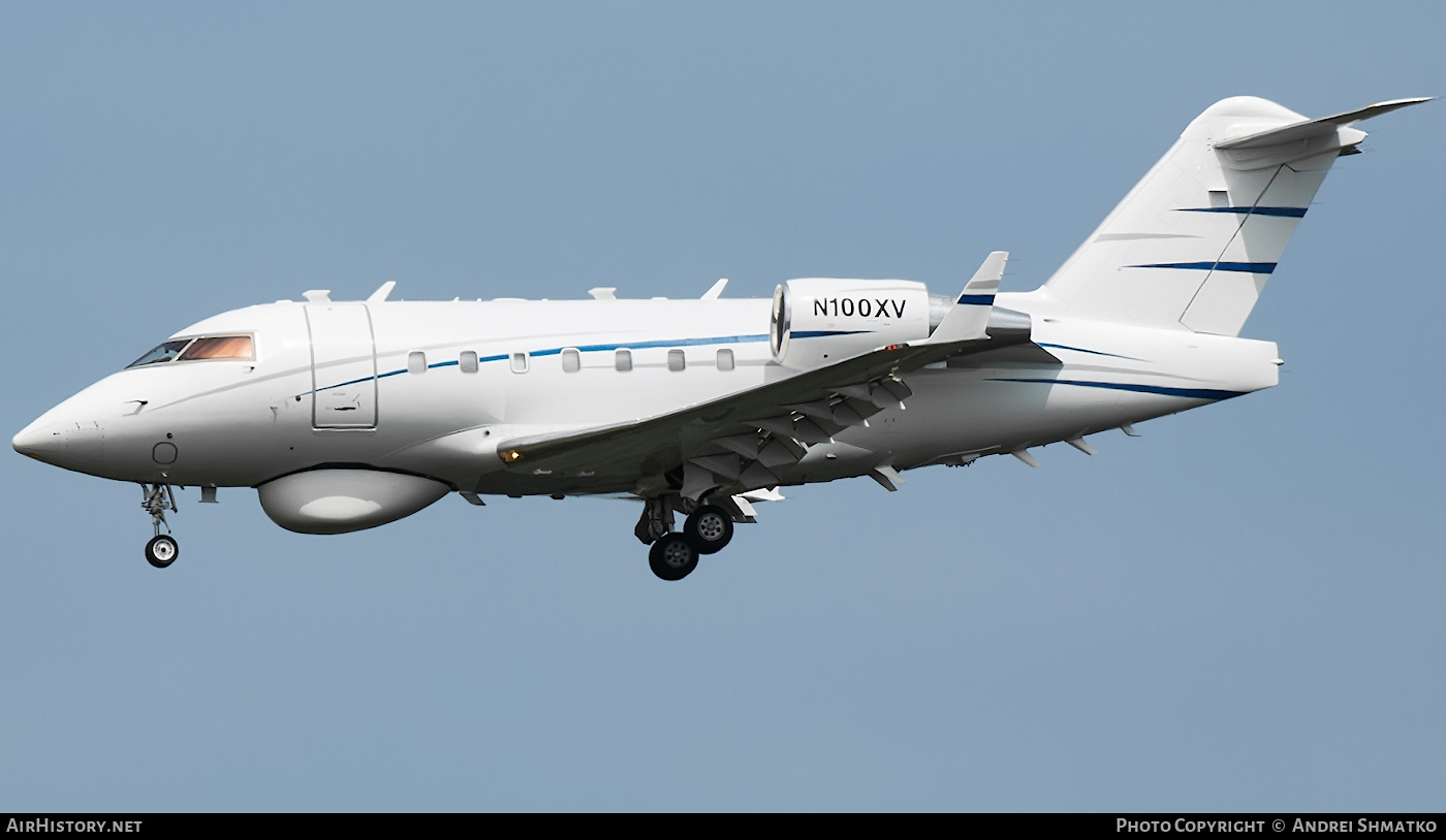 Aircraft Photo of N100XV | Bombardier Challenger 604 (CL-600-2B16) | AirHistory.net #791346