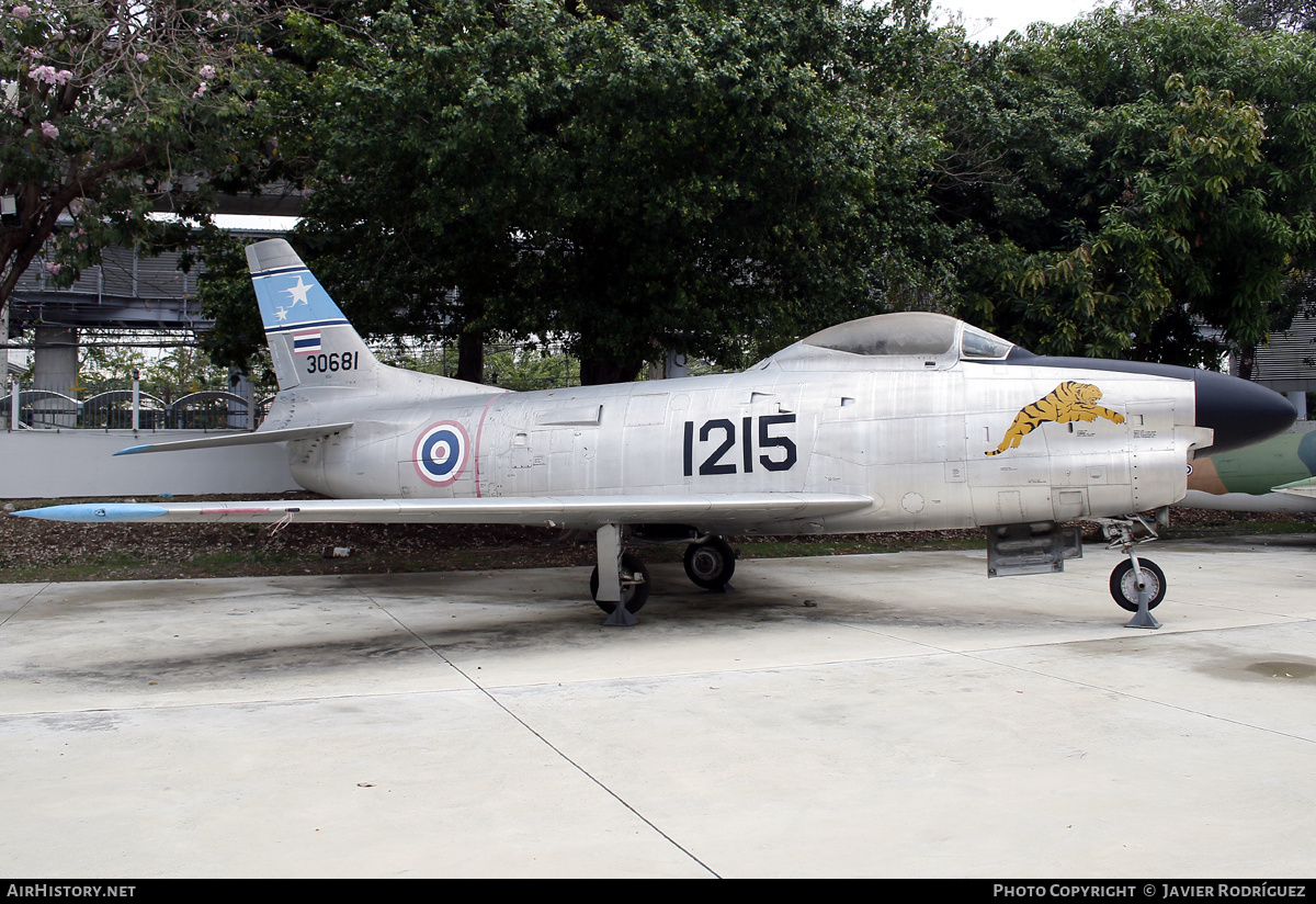 Aircraft Photo of KH.17K-5/06 / 30681 | North American F-86L Sabre | Thailand - Air Force | AirHistory.net #791384