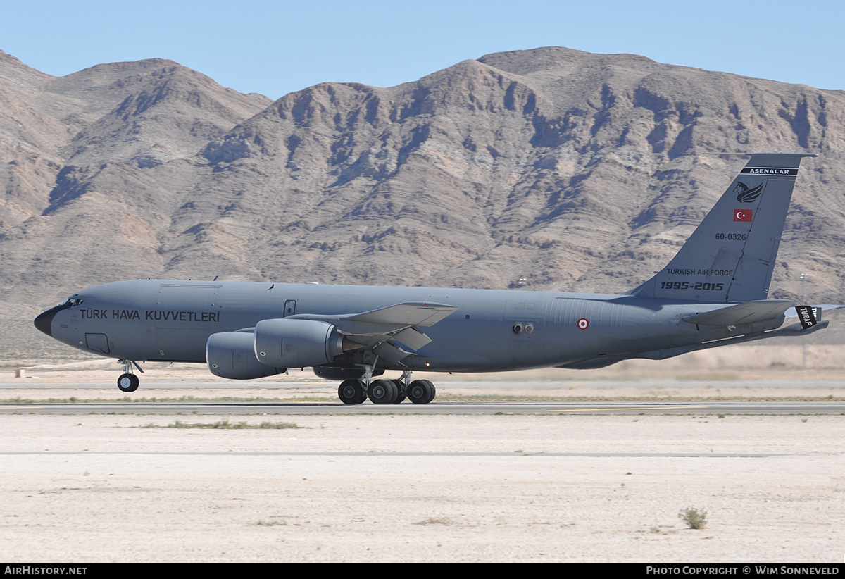 Aircraft Photo of 60-0326 | Boeing KC-135R Stratotanker | Turkey - Air Force | AirHistory.net #791398