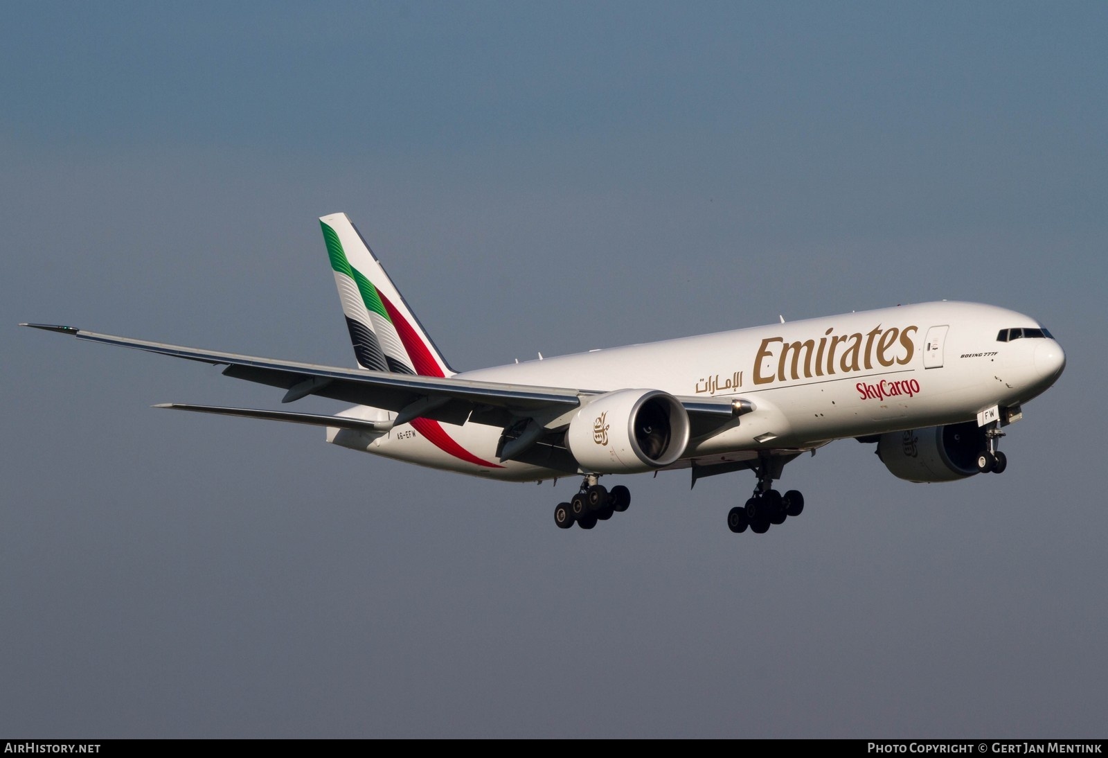 Aircraft Photo of A6-EFW | Boeing 777-F | Emirates SkyCargo | AirHistory.net #791417