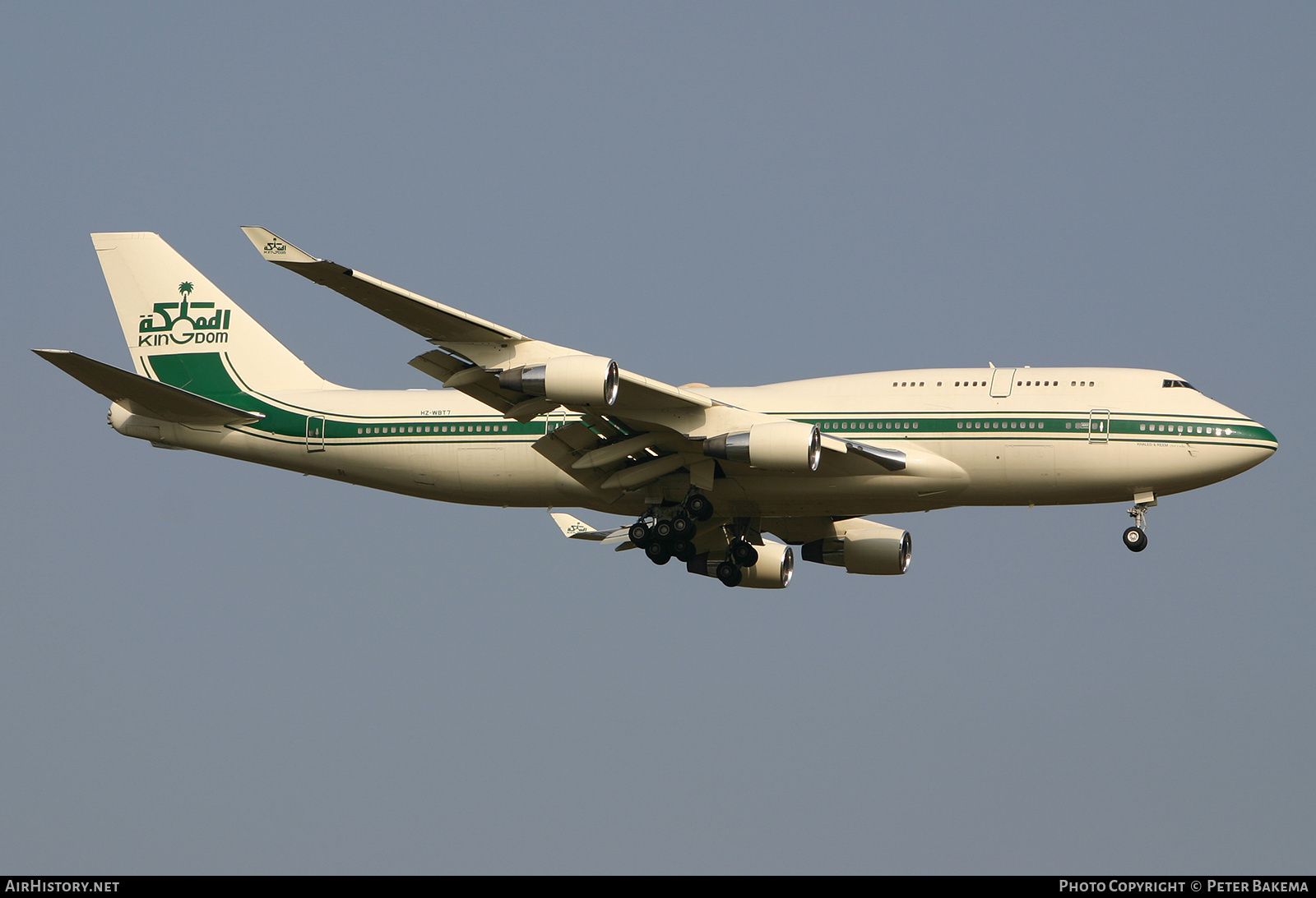 Aircraft Photo of HZ-WBT7 | Boeing 747-4J6 | Kingdom Holding Company | AirHistory.net #791424