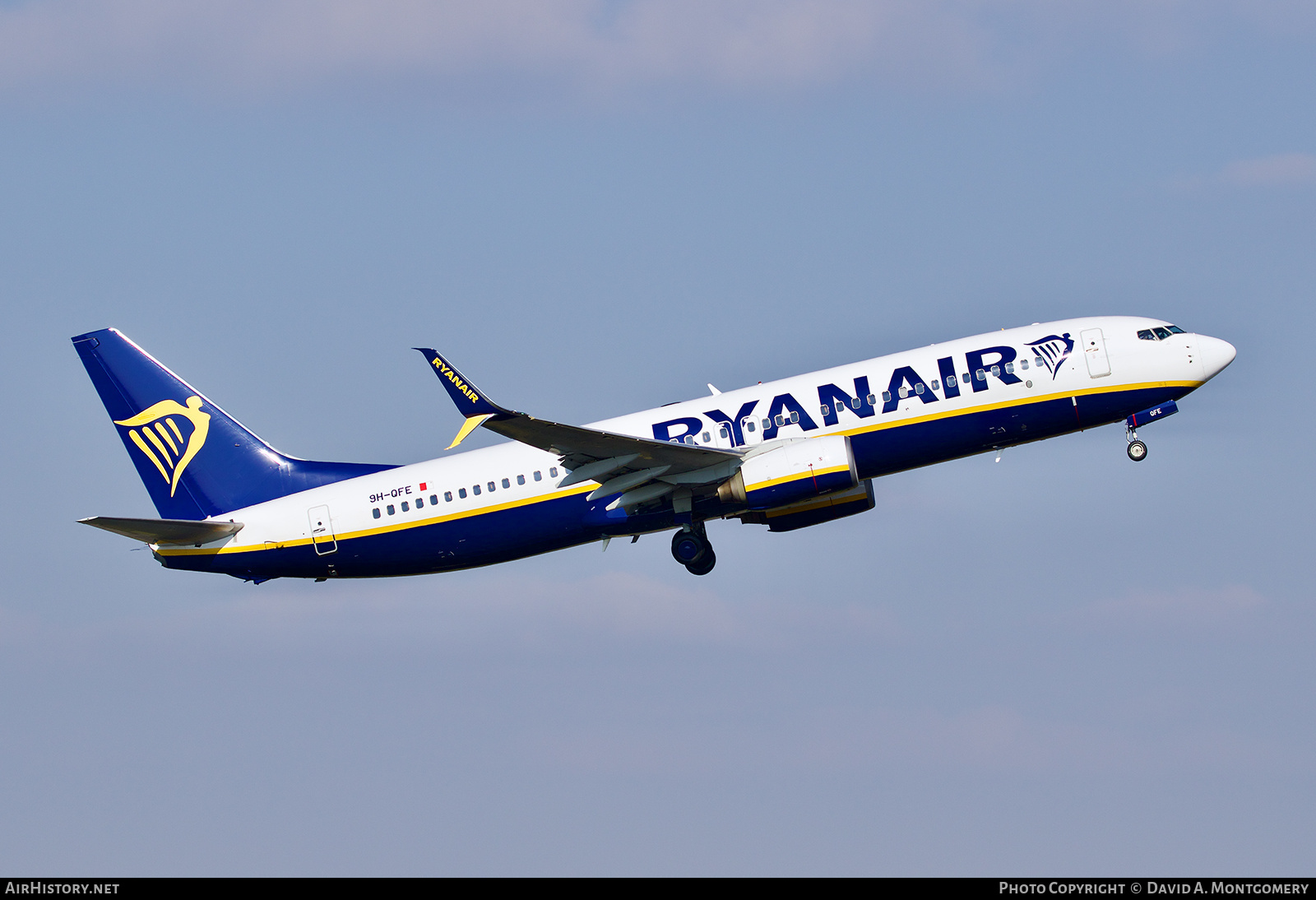 Aircraft Photo of 9H-QFE | Boeing 737-8AS | Ryanair | AirHistory.net #791427