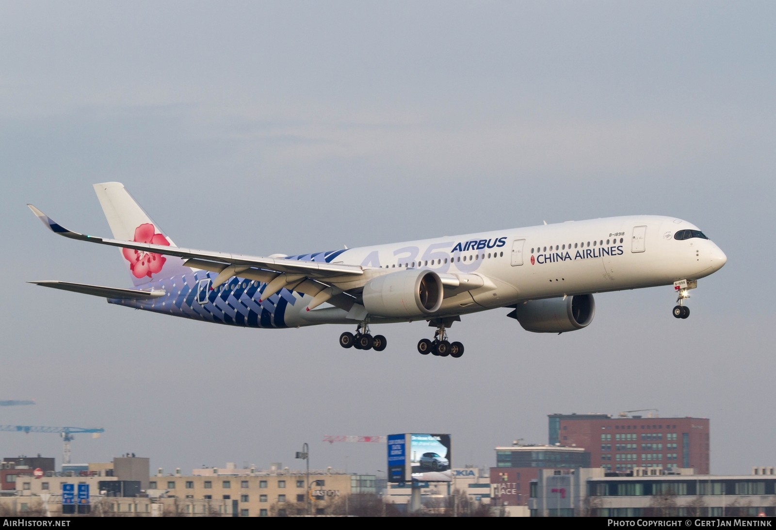 Aircraft Photo of B-18918 | Airbus A350-941 | China Airlines | AirHistory.net #791438