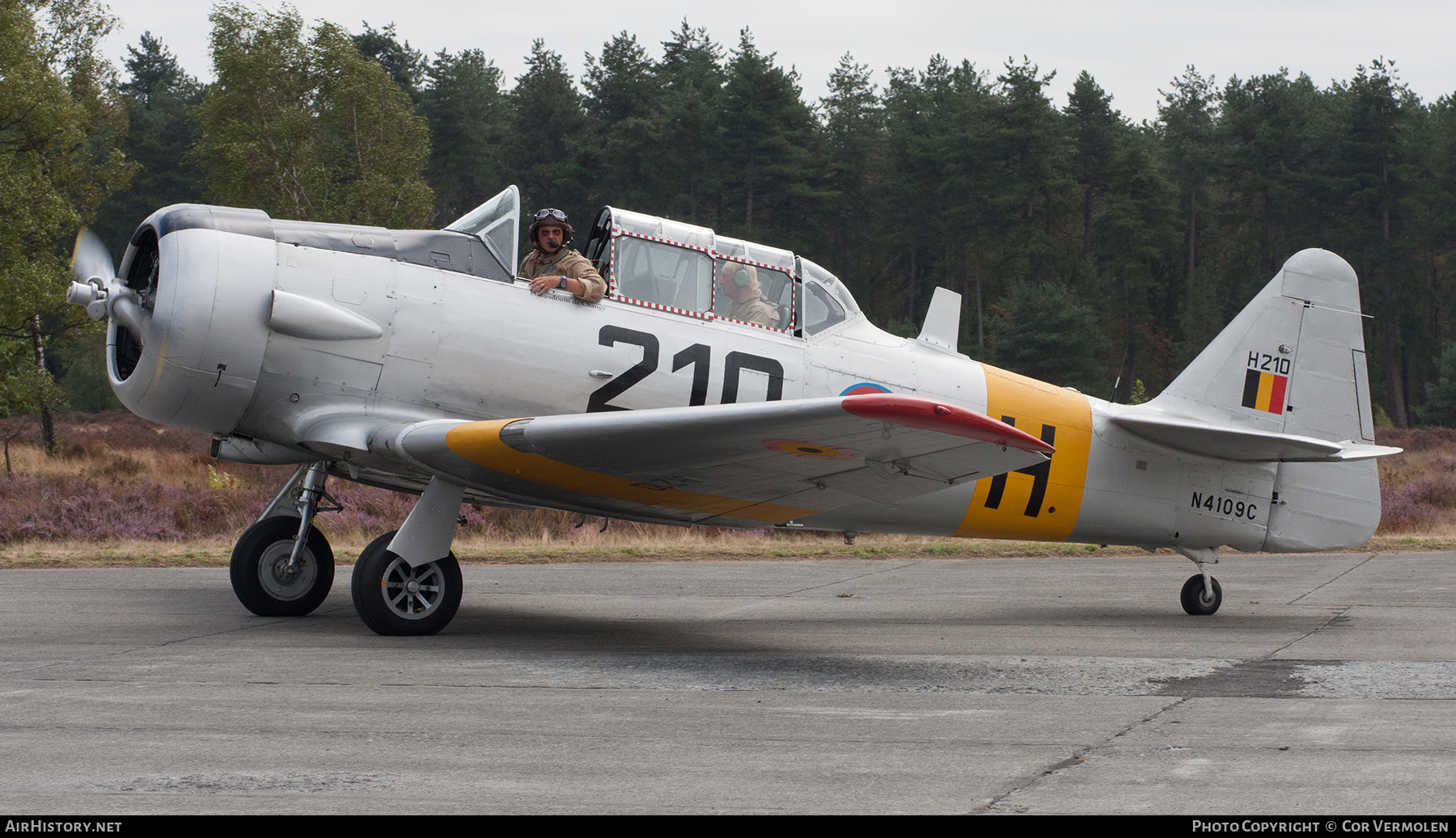 Aircraft Photo of N4109C / H210 | North American T-6G Texan | Belgium - Air Force | AirHistory.net #791442