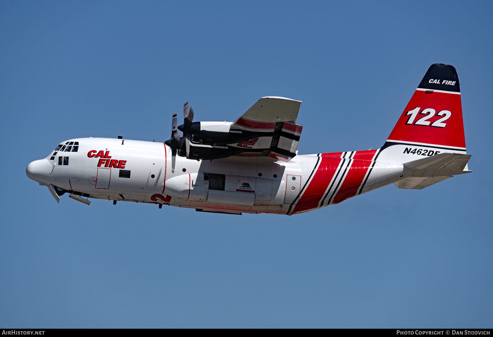 Aircraft Photo of N462DF | Lockheed HC-130H Hercules (L-382) | Cal Fire - California Department of Forestry & Fire Protection | AirHistory.net #791452
