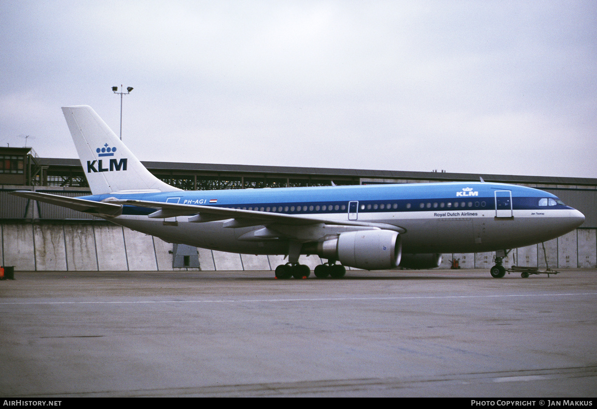Aircraft Photo of PH-AGI | Airbus A310-203 | KLM - Royal Dutch Airlines | AirHistory.net #791456