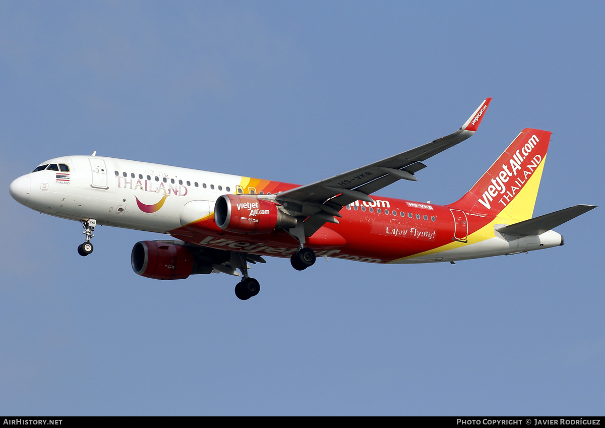 Aircraft Photo of HS-VKB | Airbus A320-214 | VietJet Air Thailand | AirHistory.net #791484