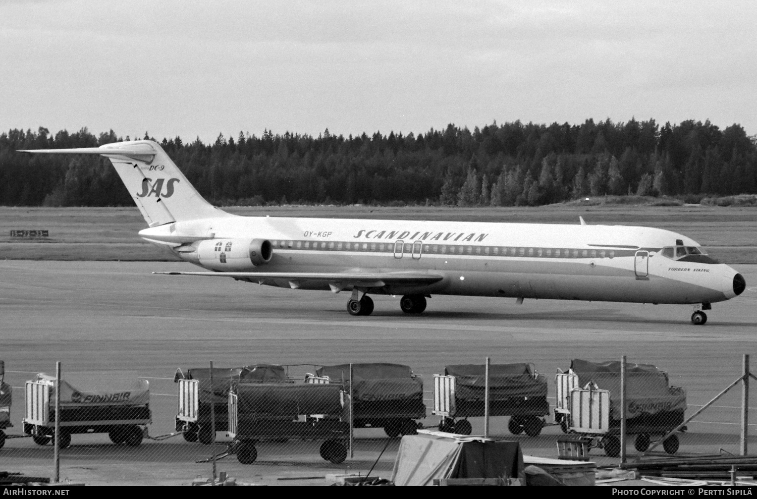 Aircraft Photo of OY-KGP | McDonnell Douglas DC-9-41 | Scandinavian Airlines - SAS | AirHistory.net #791504