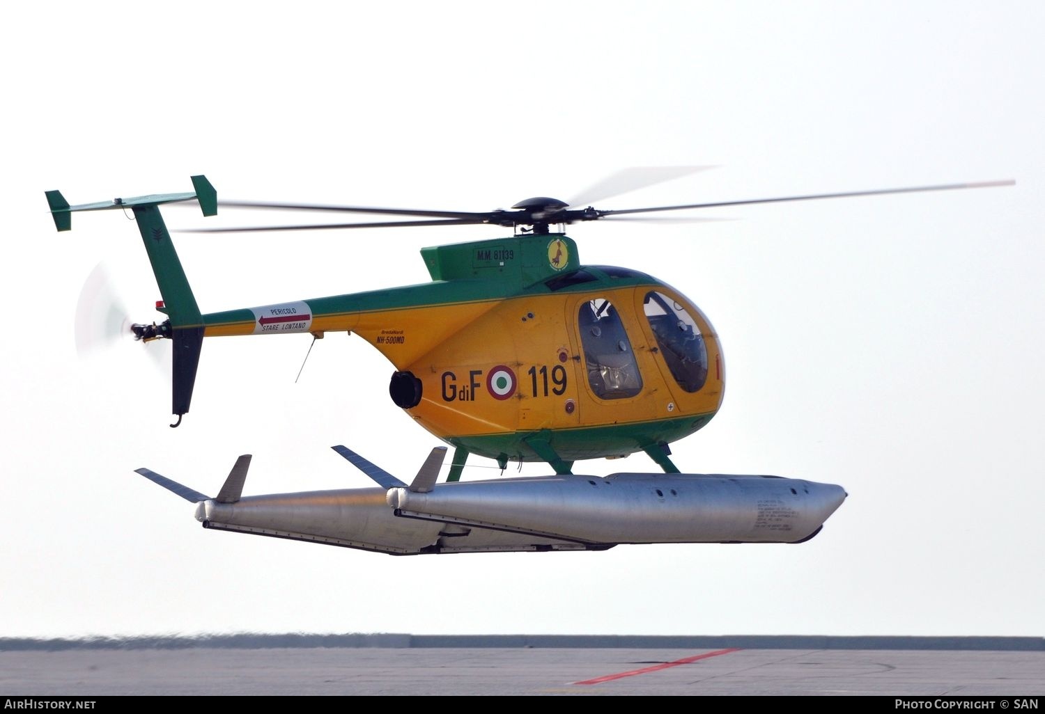 Aircraft Photo of MM81139 | Bredanardi-Hughes NH-500MD | Italy - Guardia di Finanza | AirHistory.net #791544