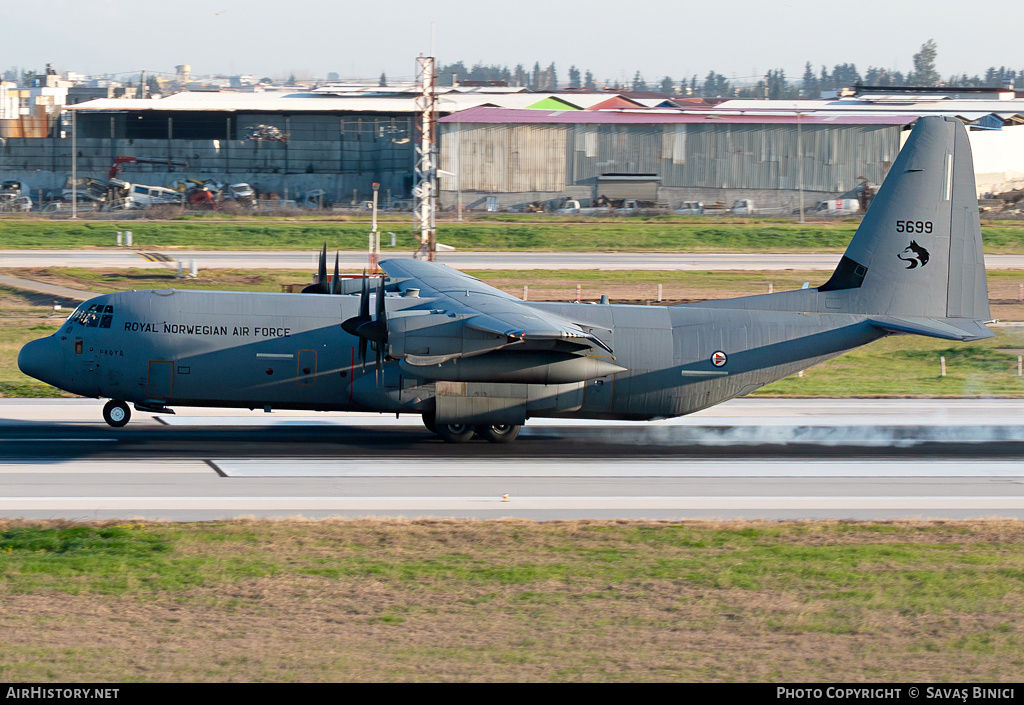 Aircraft Photo of 5699 | Lockheed Martin C-130J-30 Hercules | Norway - Air Force | AirHistory.net #791570