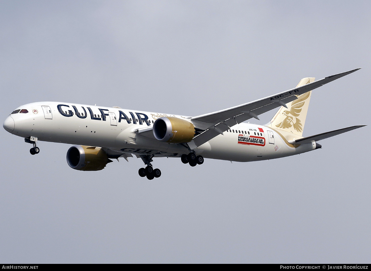 Aircraft Photo of A9C-FB | Boeing 787-9 Dreamliner | Gulf Air | AirHistory.net #791584
