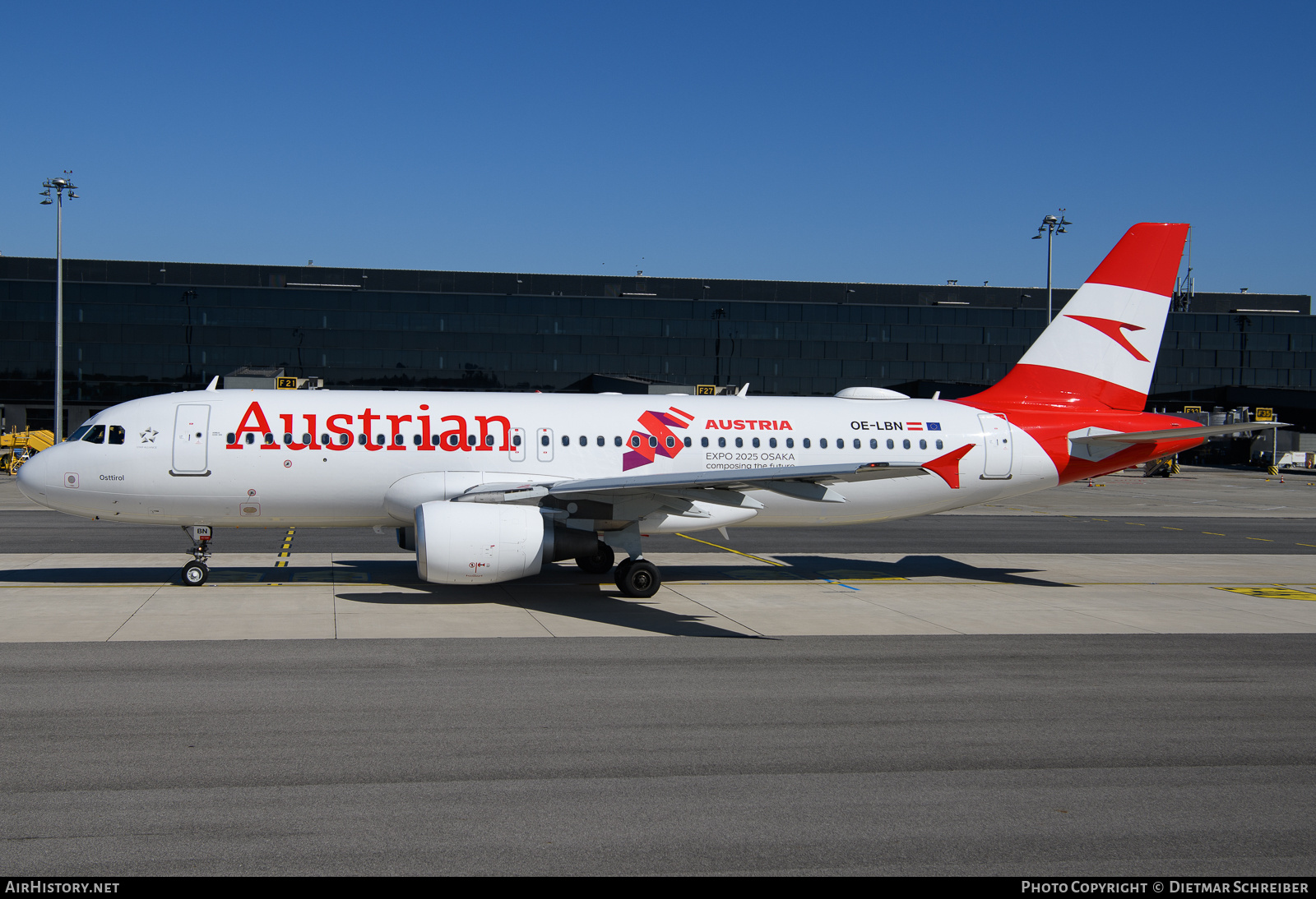 Aircraft Photo of OE-LBN | Airbus A320-214 | Austrian Airlines | AirHistory.net #791585