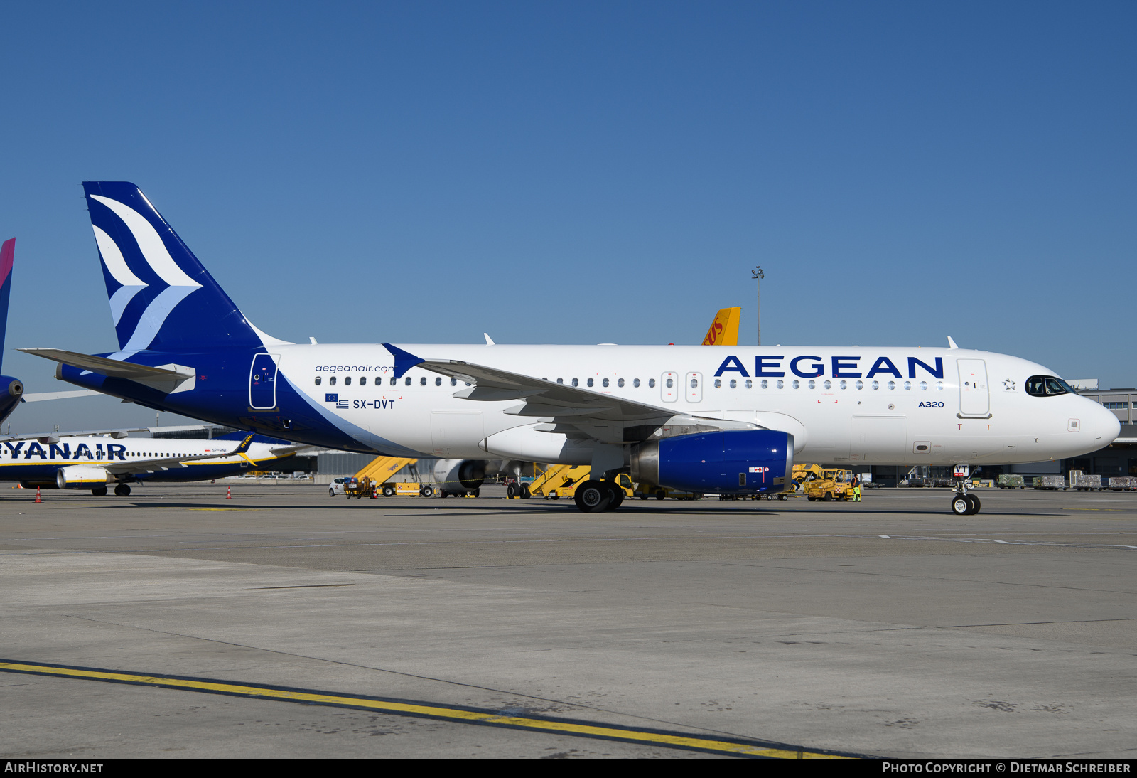 Aircraft Photo of SX-DVT | Airbus A320-232 | Aegean Airlines | AirHistory.net #791586