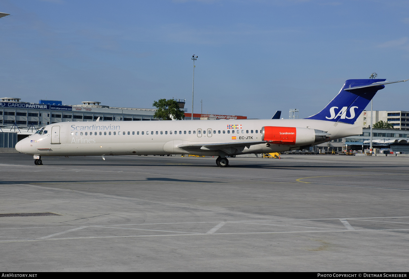 Aircraft Photo of EC-JTK | McDonnell Douglas MD-87 (DC-9-87) | Scandinavian Airlines - SAS | AirHistory.net #791590