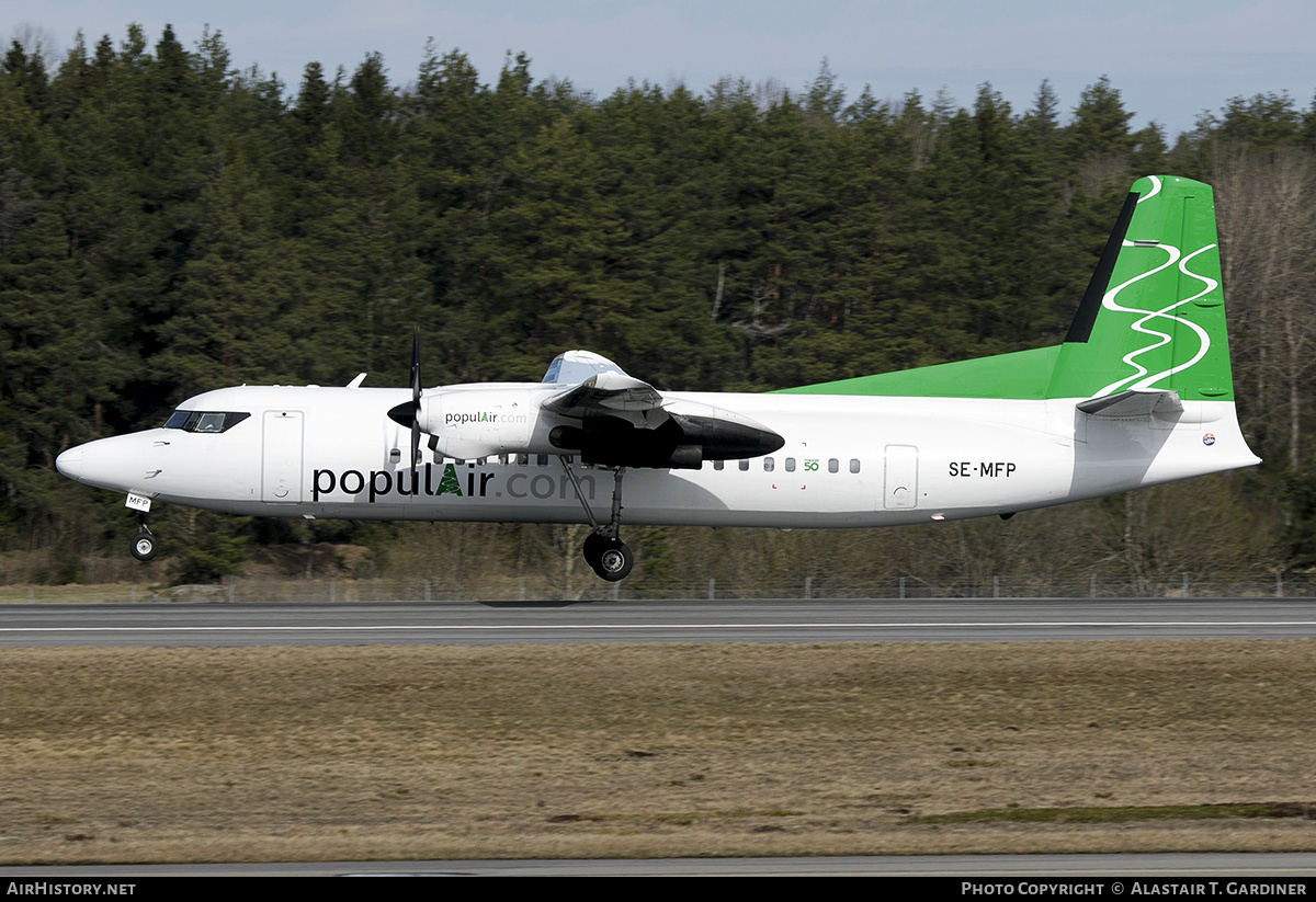 Aircraft Photo of SE-MFP | Fokker 50 | PopulAir | AirHistory.net #791606