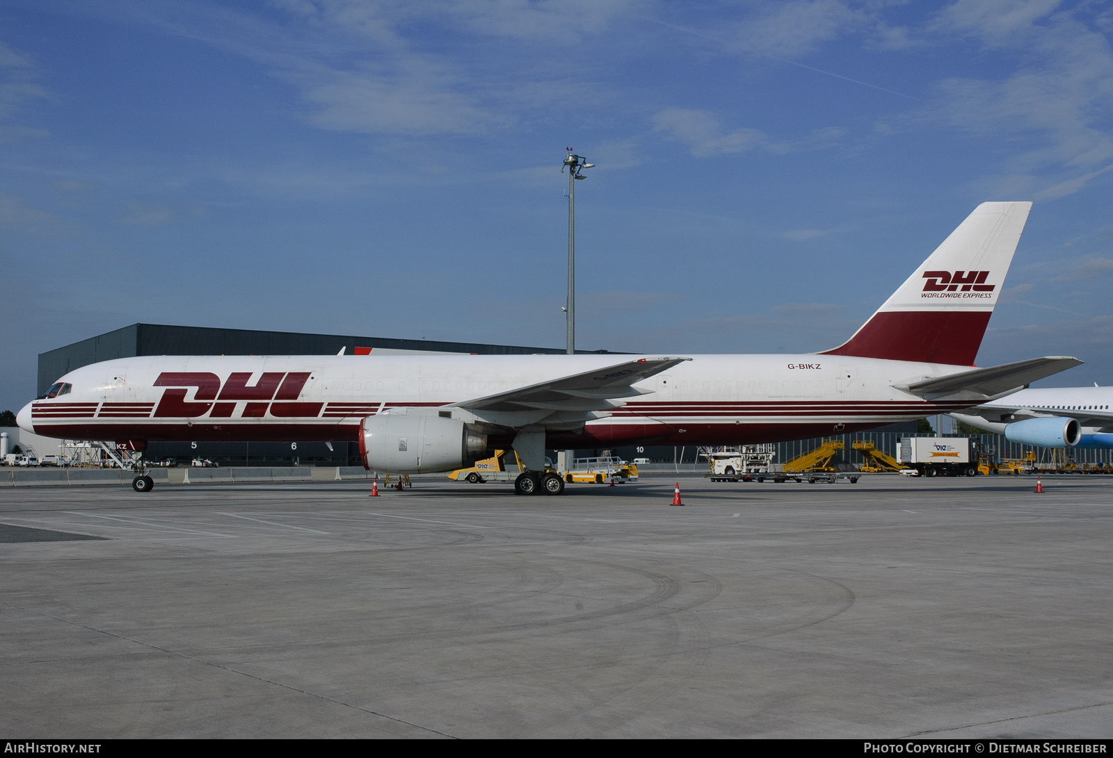 Aircraft Photo of G-BIKZ | Boeing 757-236/SF | DHL Worldwide Express | AirHistory.net #791613