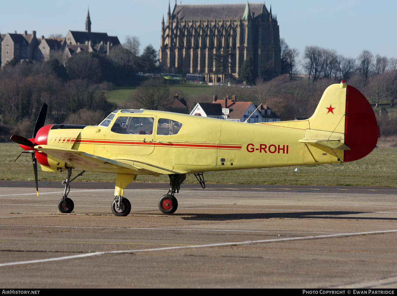 Aircraft Photo of G-ROHI | Yakovlev Yak-18T | AirHistory.net #791662