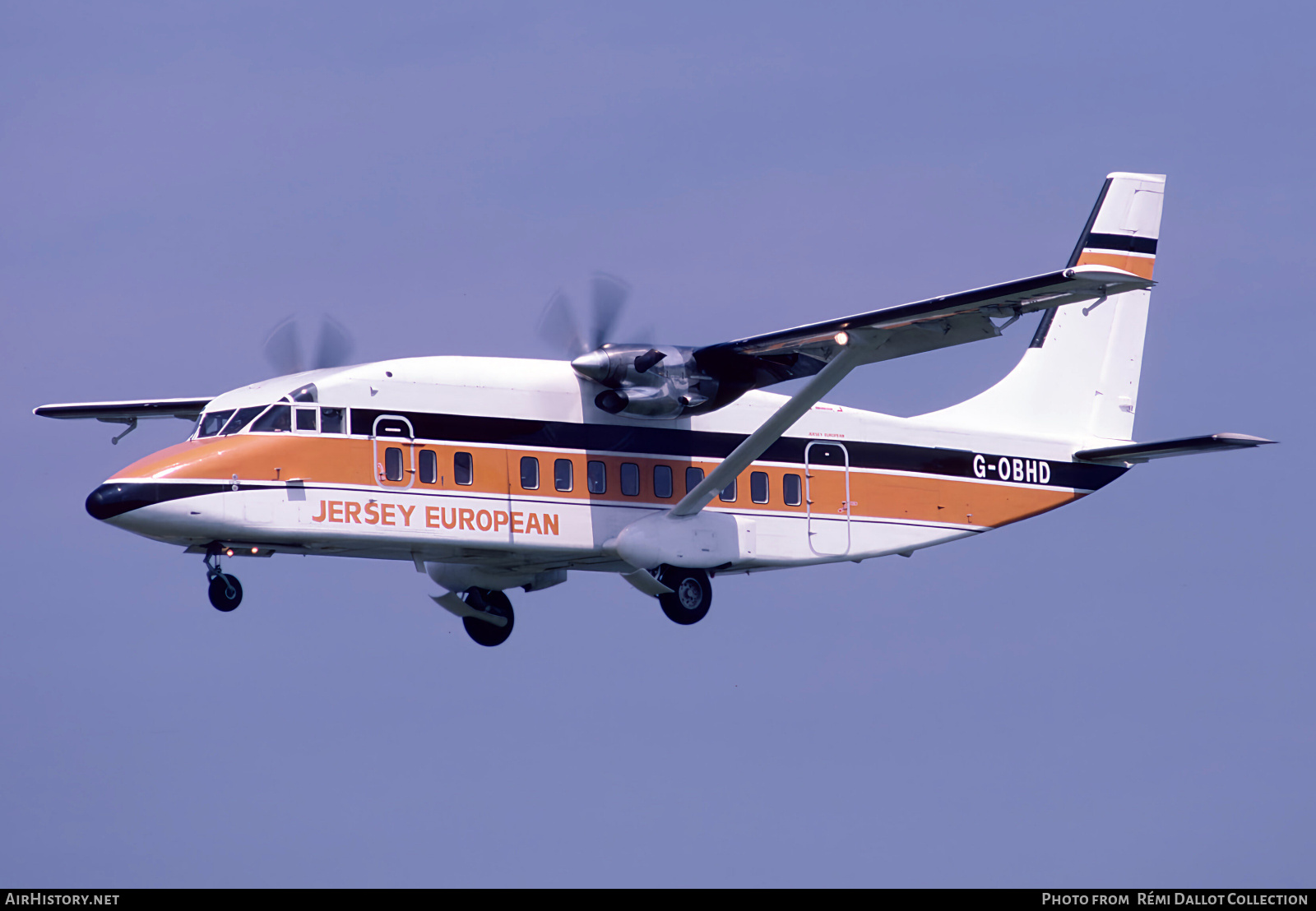 Aircraft Photo of G-OBHD | Short 360-200 | Jersey European Airways | AirHistory.net #791751
