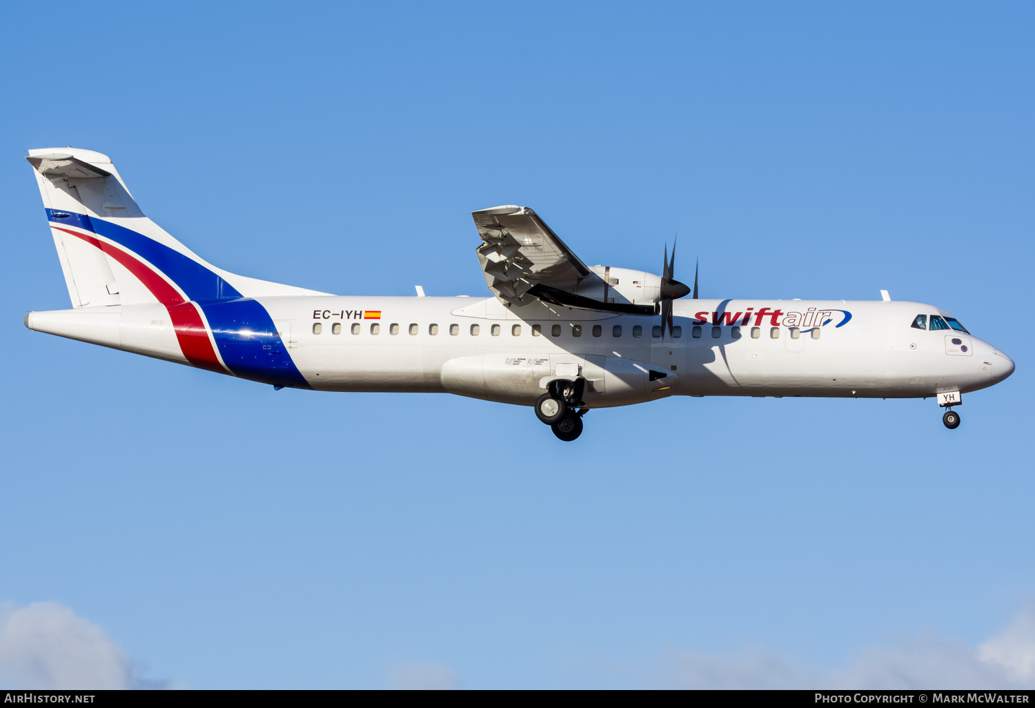 Aircraft Photo of EC-IYH | ATR ATR-72-202 | Swiftair | AirHistory.net #791756