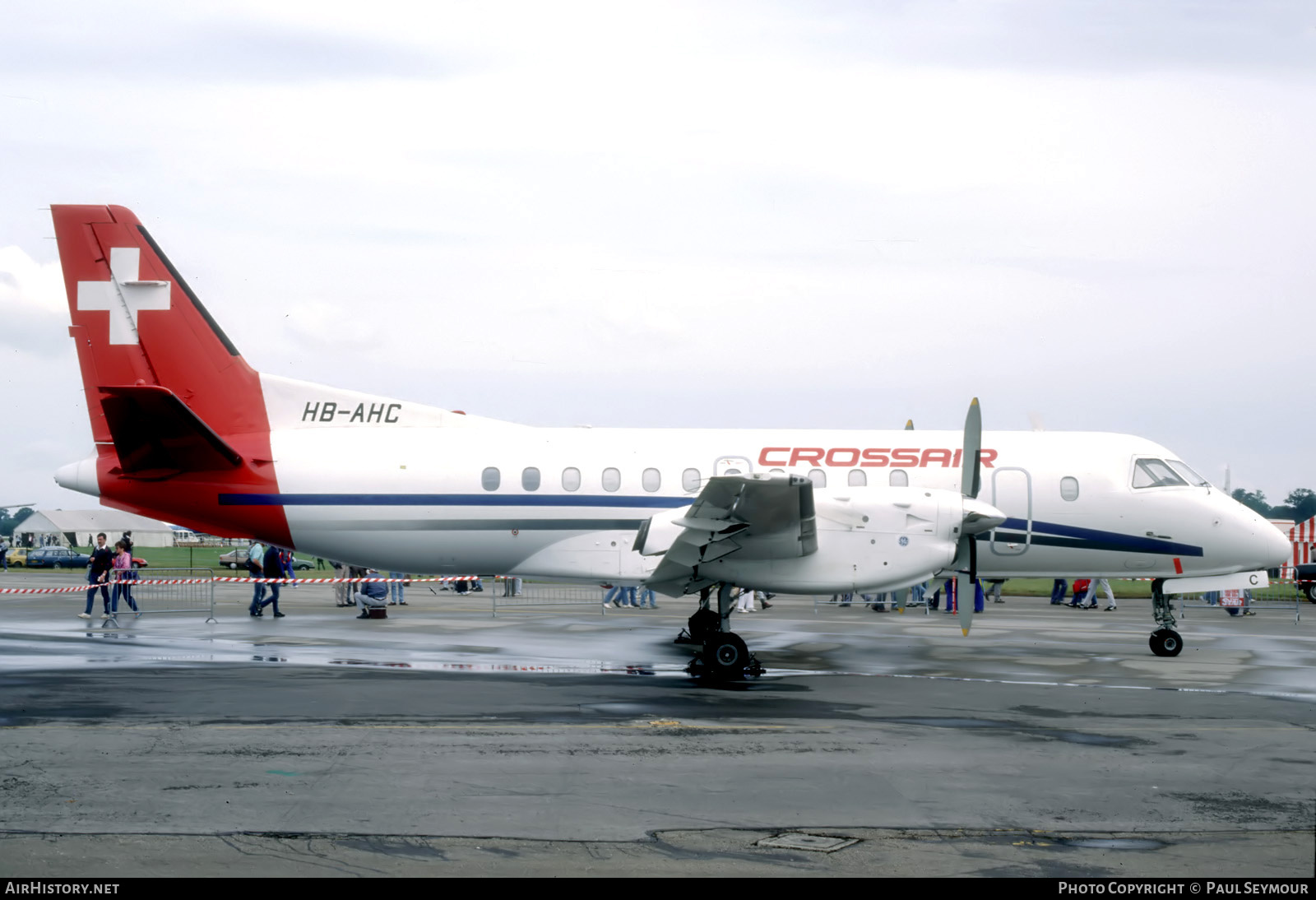 Aircraft Photo of HB-AHC | Saab-Fairchild SF-340A | Crossair | AirHistory.net #791882