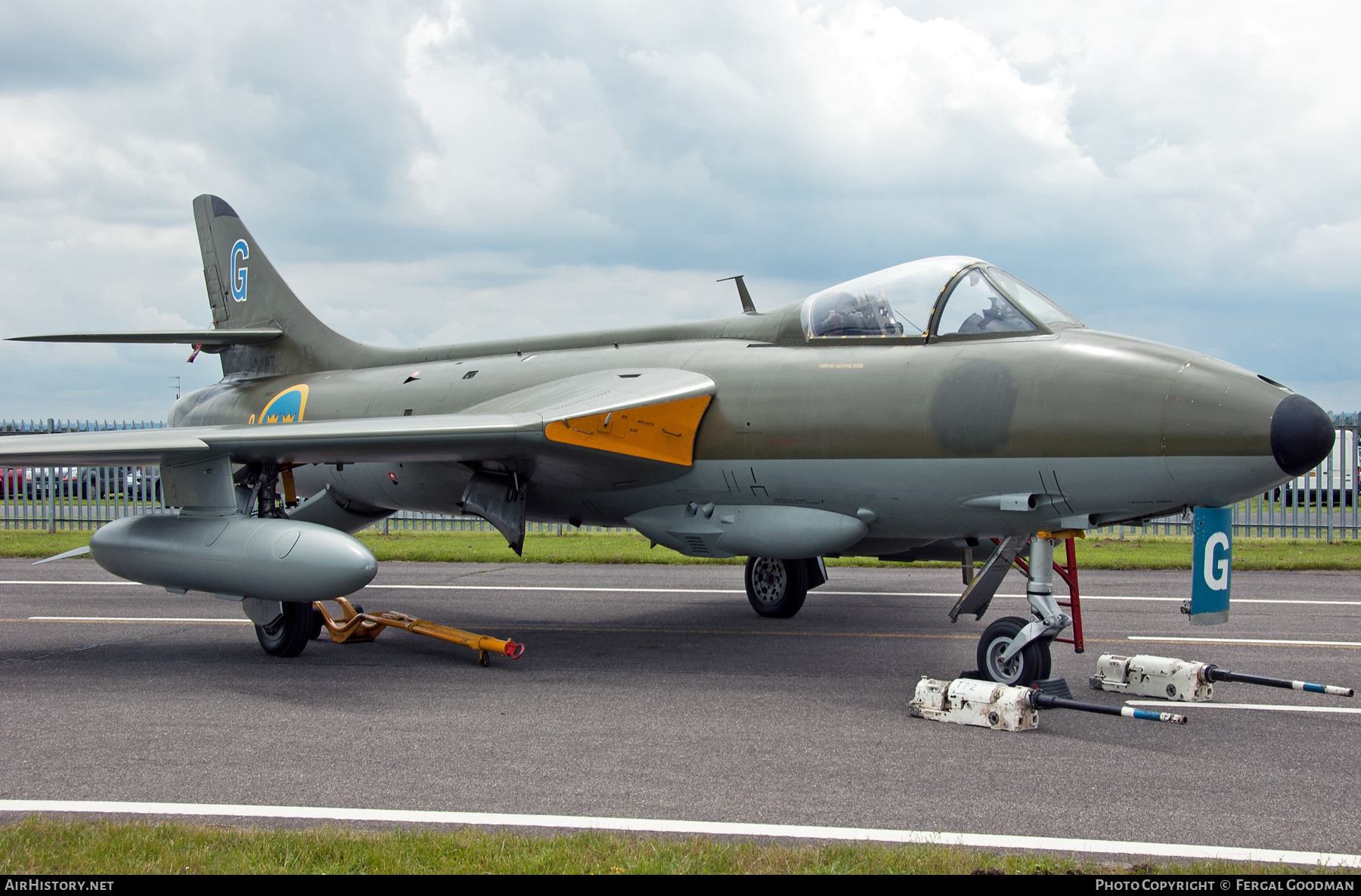 Aircraft Photo of LN-HNT | Hawker Hunter F58 | Sweden - Air Force | AirHistory.net #791902