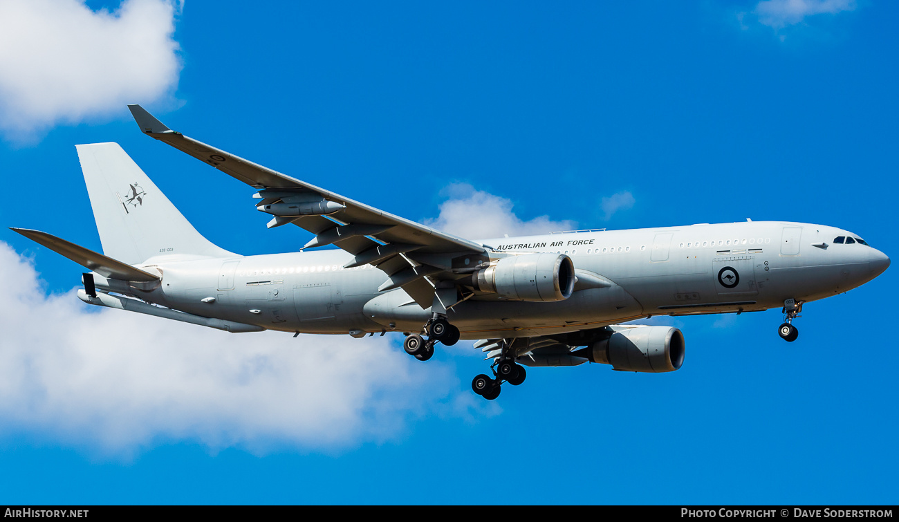 Aircraft Photo of A39-003 | Airbus KC-30A (A330-203MRTT) | Australia - Air Force | AirHistory.net #791916