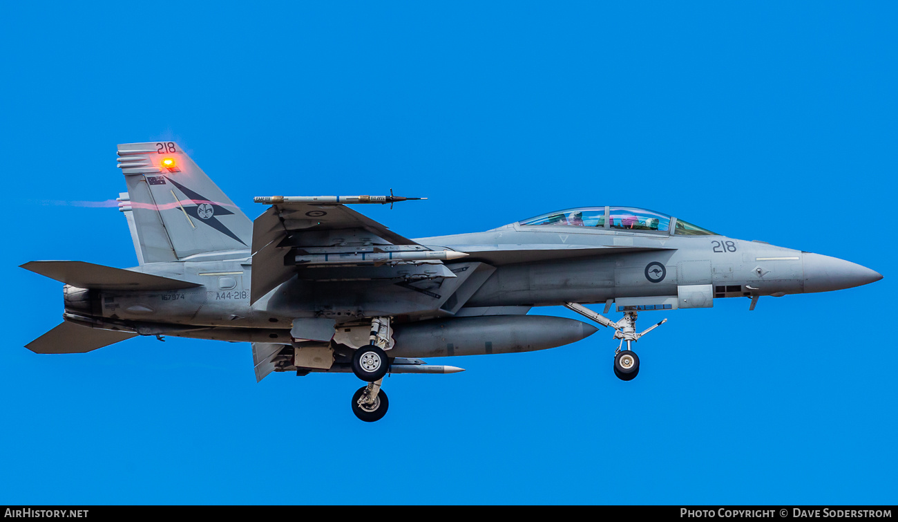 Aircraft Photo of A44-218 | Boeing F/A-18F Super Hornet | Australia - Air Force | AirHistory.net #791938